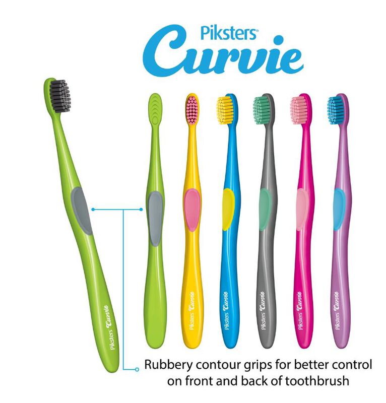 piksters curvie regular tandenborstel 1