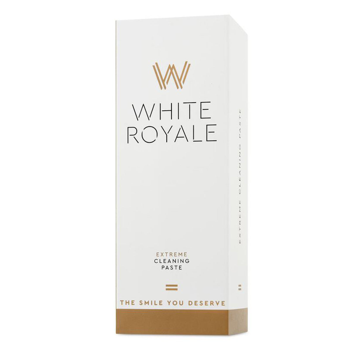 Cavex White Royale Extreme Cleaning Tandpasta verpakking zijaanzicht met tekst
