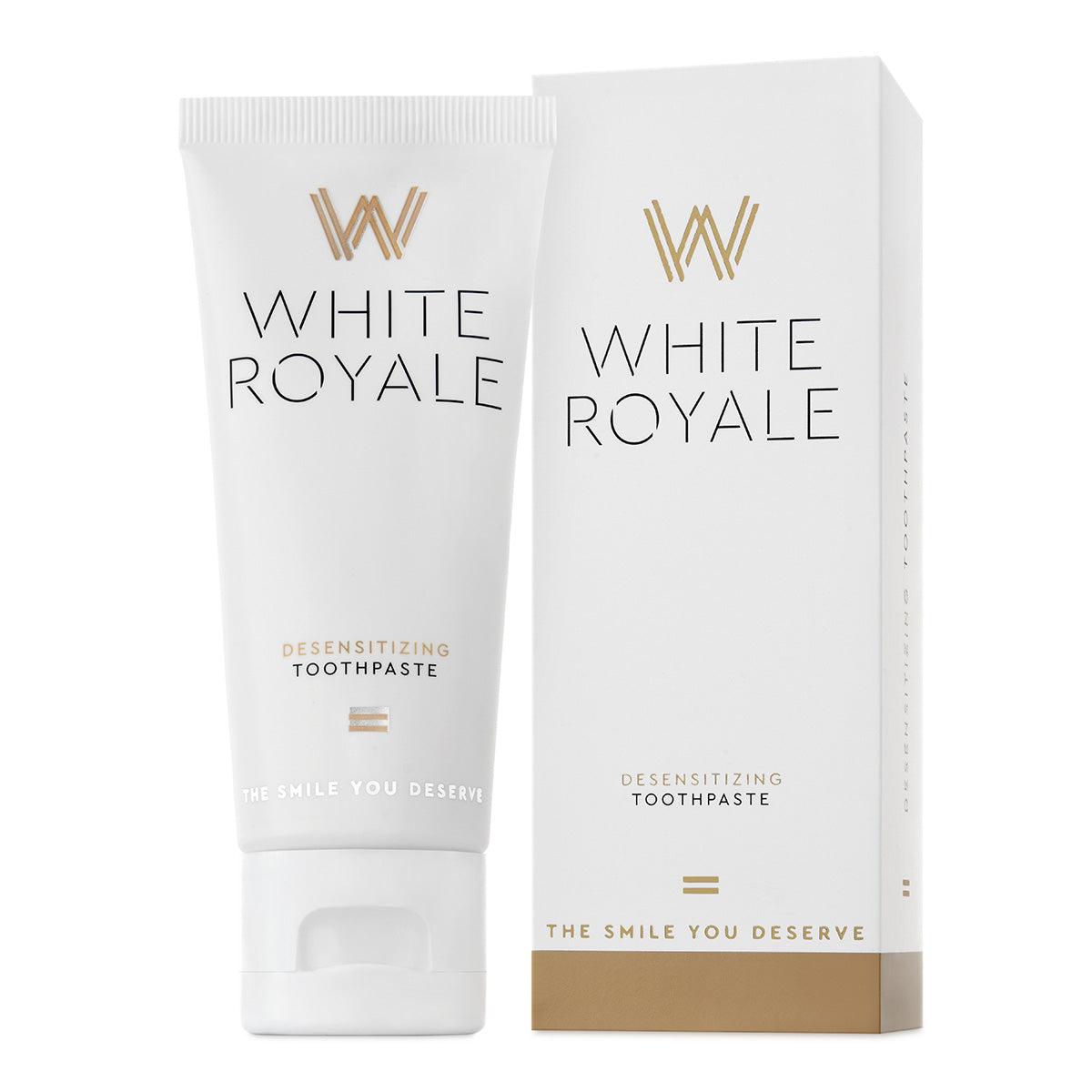 Cavex White Royale Desensitizing Tandpasta tube met witte verpakkingsdoos