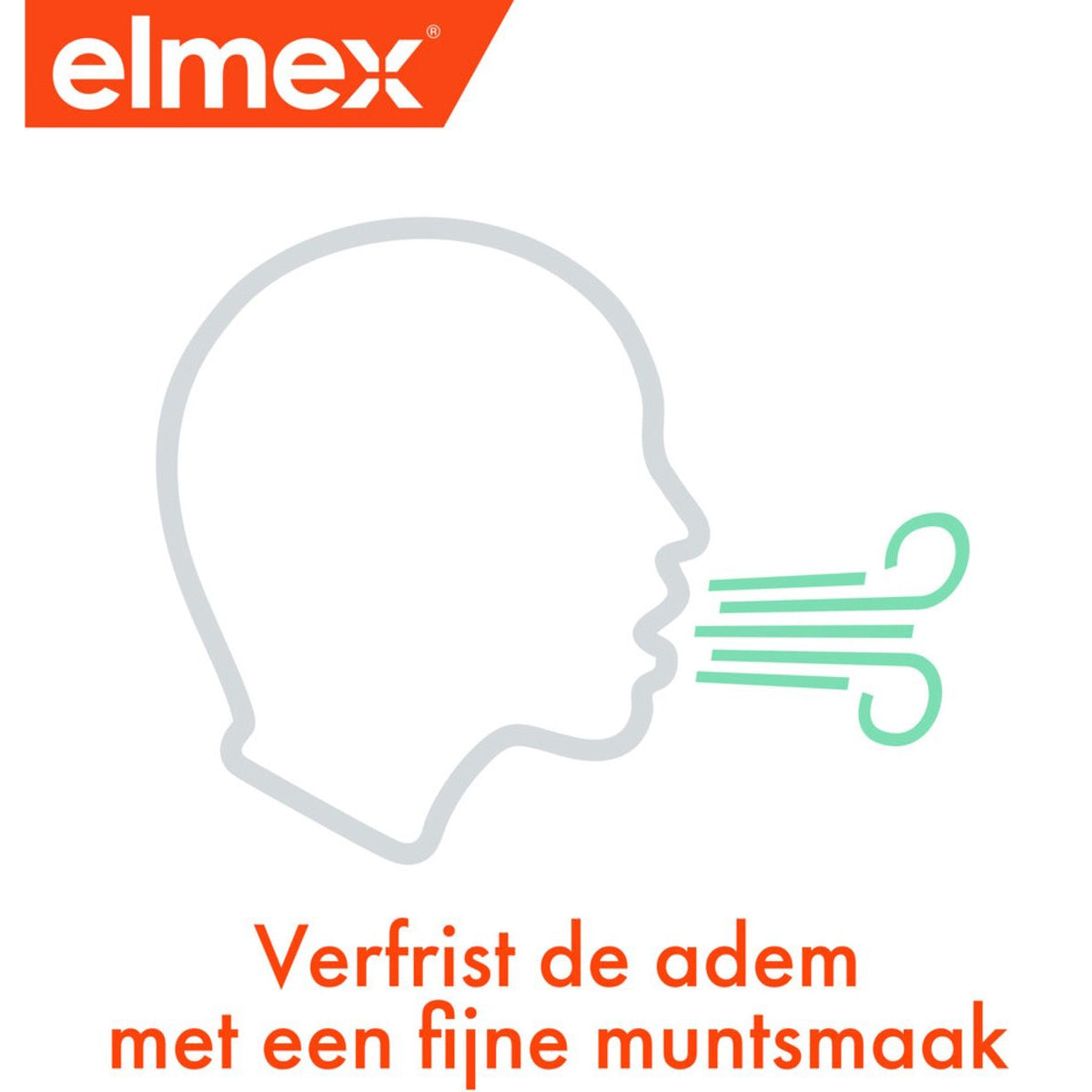 Elmex Anti-Caries mondspoeling verfrist de adem met fijne muntsmaak