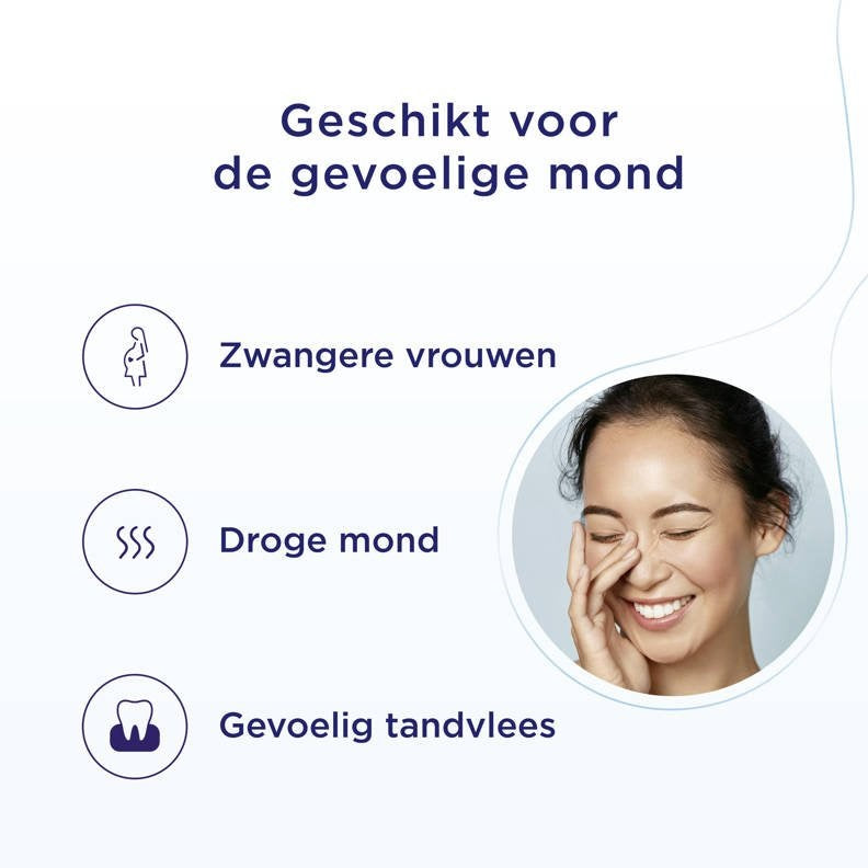 Parodontax mondwater extra fresh geschikt voor zwangere vrouwen, droge mond en gevoelig tandvlees