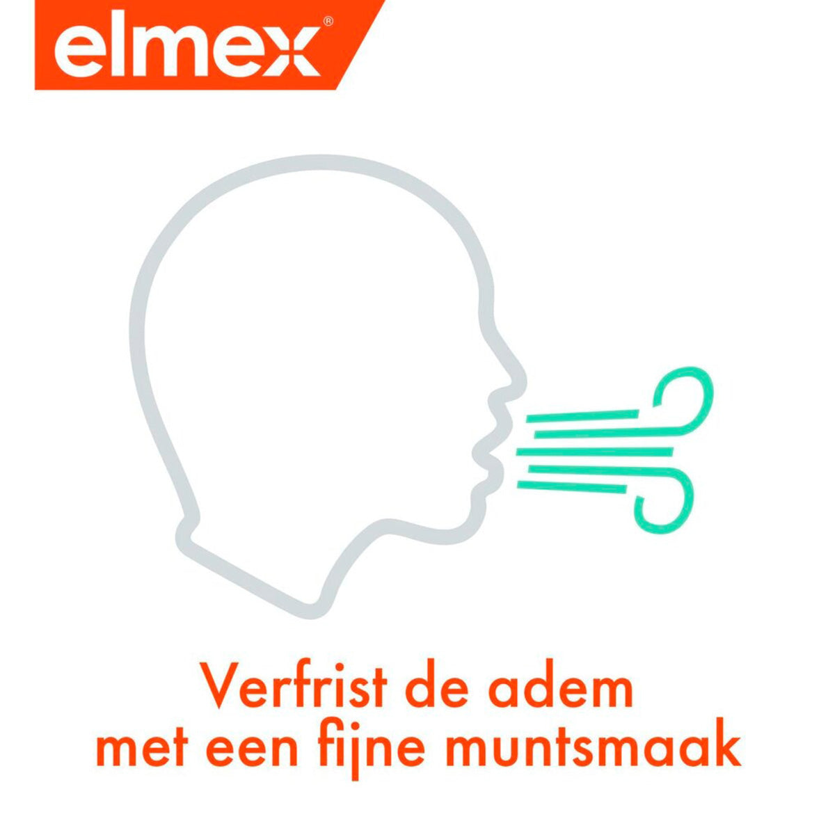 Elmex Junior mondspoeling verfrist de adem met een fijne muntsmaak