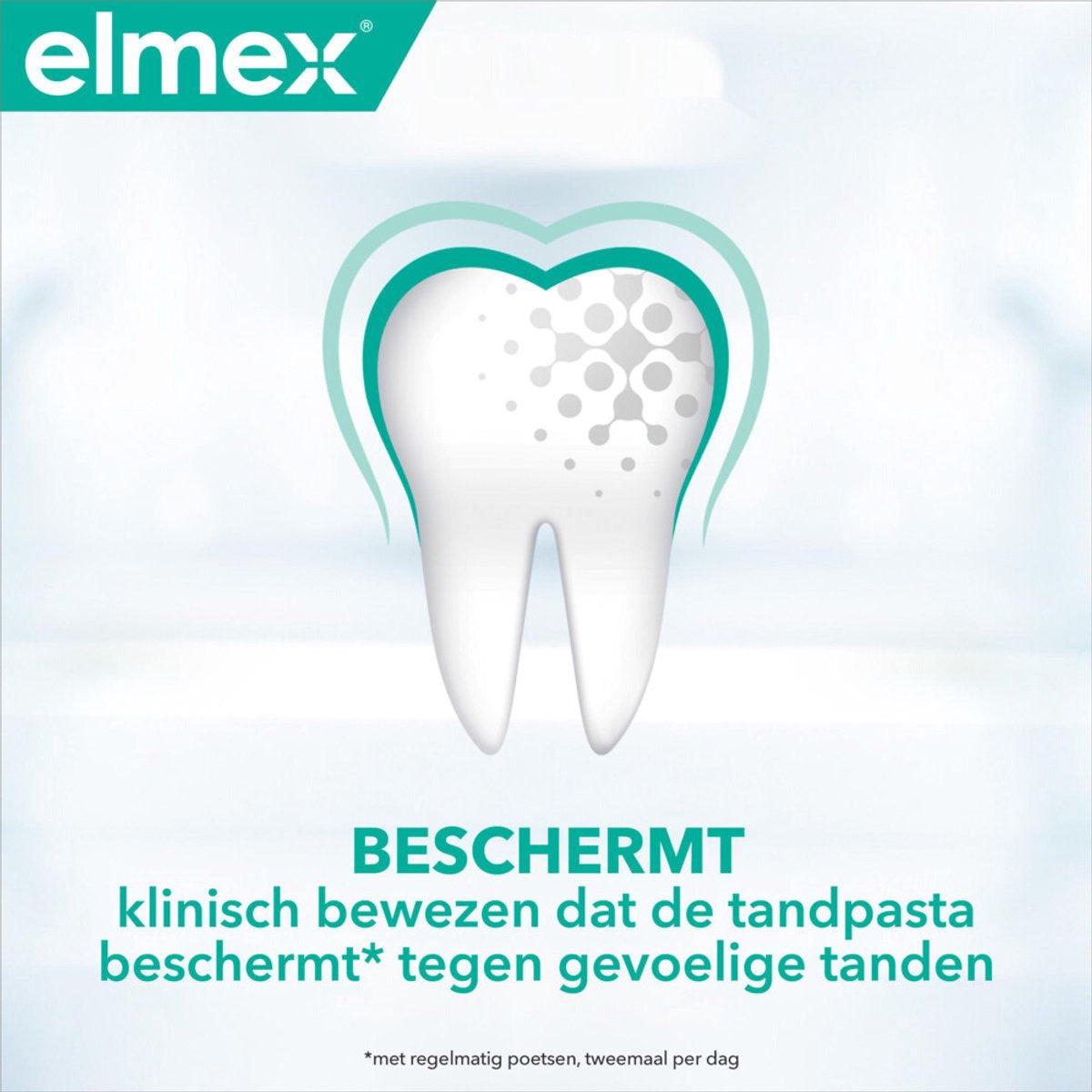 Elmex Sensitive Gentle White tandpasta beschermt klinisch bewezen tegen gevoelige tanden