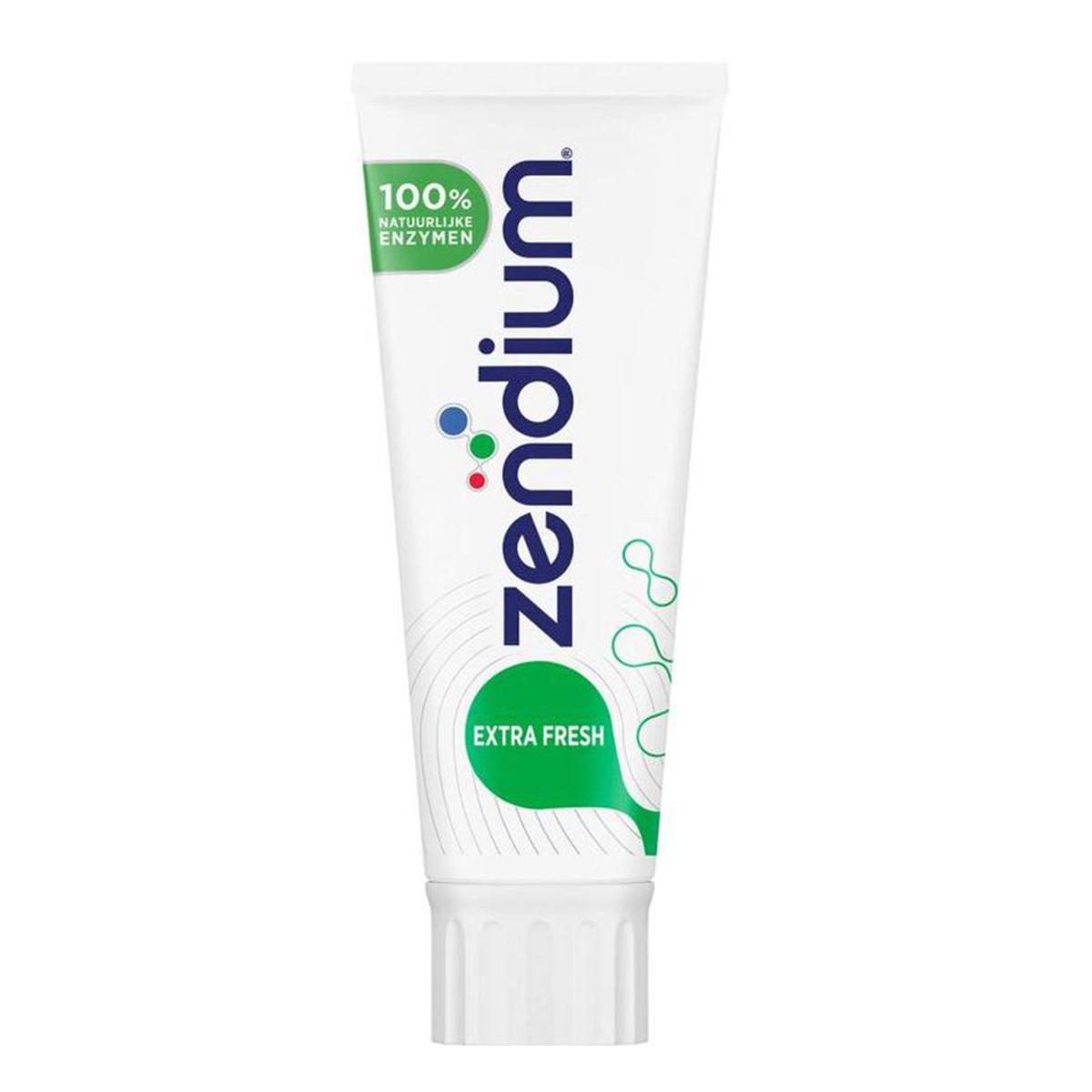 Zendium Extra Fresh tandpasta tube met 100% natuurlijke enzymen