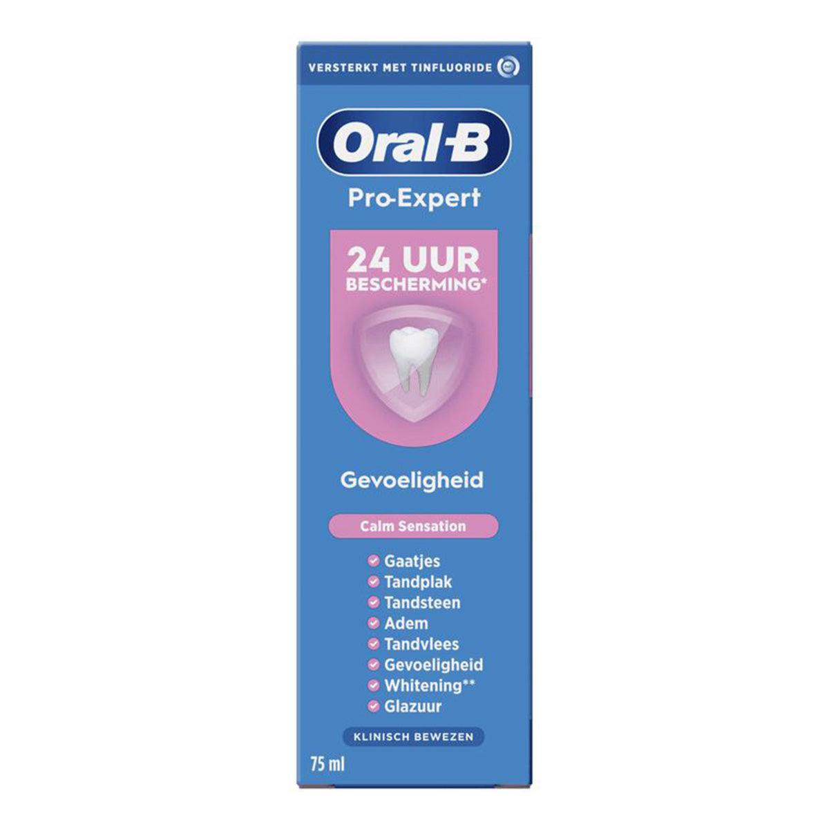 Oral-B Tandpasta Pro-Expert Gevoeligheid verpakking met Calm Sensation, 75 ml