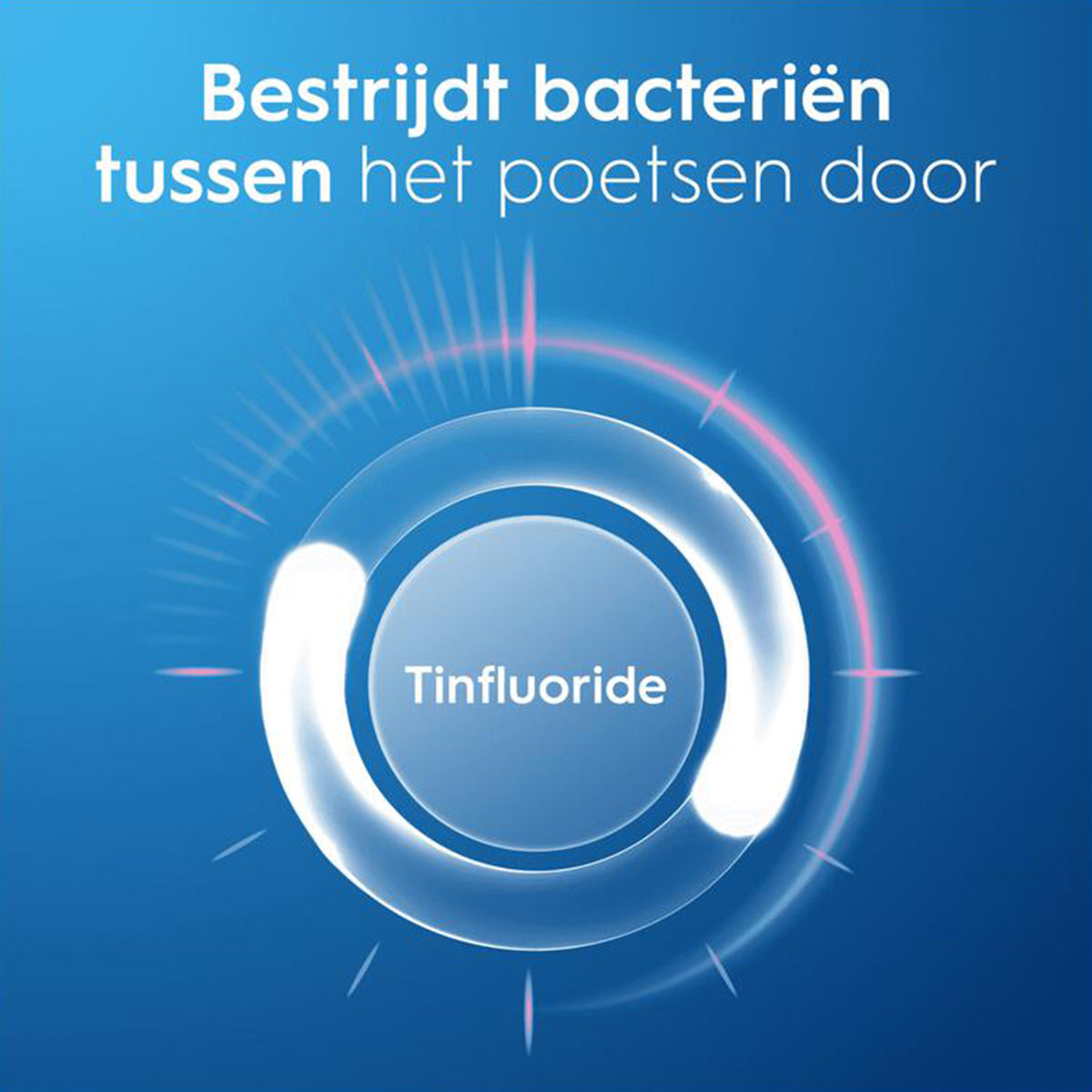 Oral-B Pro-Expert: Tinfluoride bestrijdt bacteriën tussen het poetsen door