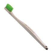 Lactona EcoBrush tandenborstel soft met houten steel en groene haren
