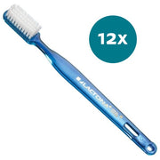 Lactona tandenborstel M39 Soft blauw met wit borstelkopje, verpakking 12x