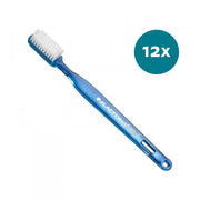 Lactona tandenborstel M38 X-Soft blauw met witte haren, 12x verpakking