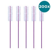 Lactona ragers L violet 8mm, vijf ragers met paarse draad naast elkaar, 200x verpakking