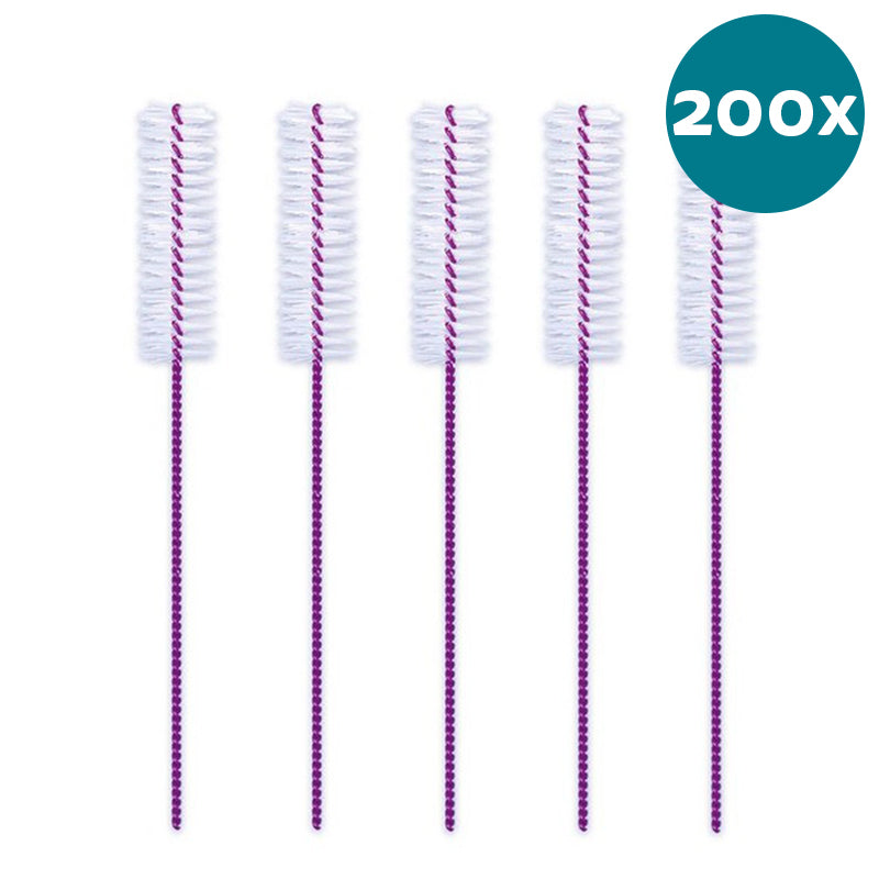 Lactona ragers L violet 8mm, vijf ragers met paarse draad naast elkaar, 200x verpakking