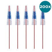 Lactona ragers Easydent B rood 3,1-8mm, vijf ragers met rode draad, 200x-badge