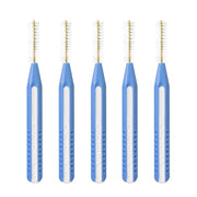 Lactona Easygrip ragers Medium 5mm, vijf lichtblauwe ragers naast elkaar