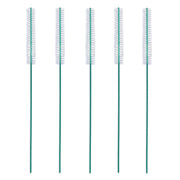 Lactona ragers S 4mm groen, vijf ragers met witte cilindrische borsteltjes