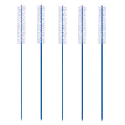 Lactona ragers M 5mm blauw, vijf rijgborstels met blauwe draad naast elkaar