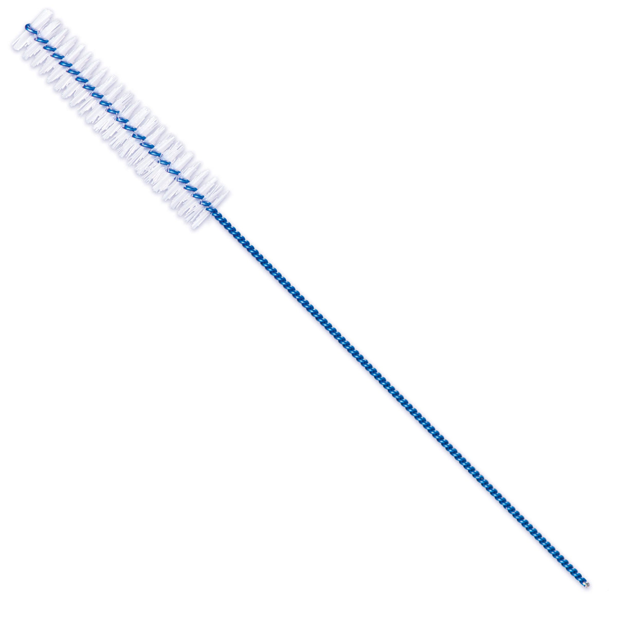 Lactona rager M 5mm blauw, close-up van de witte cilindrische ragerharen