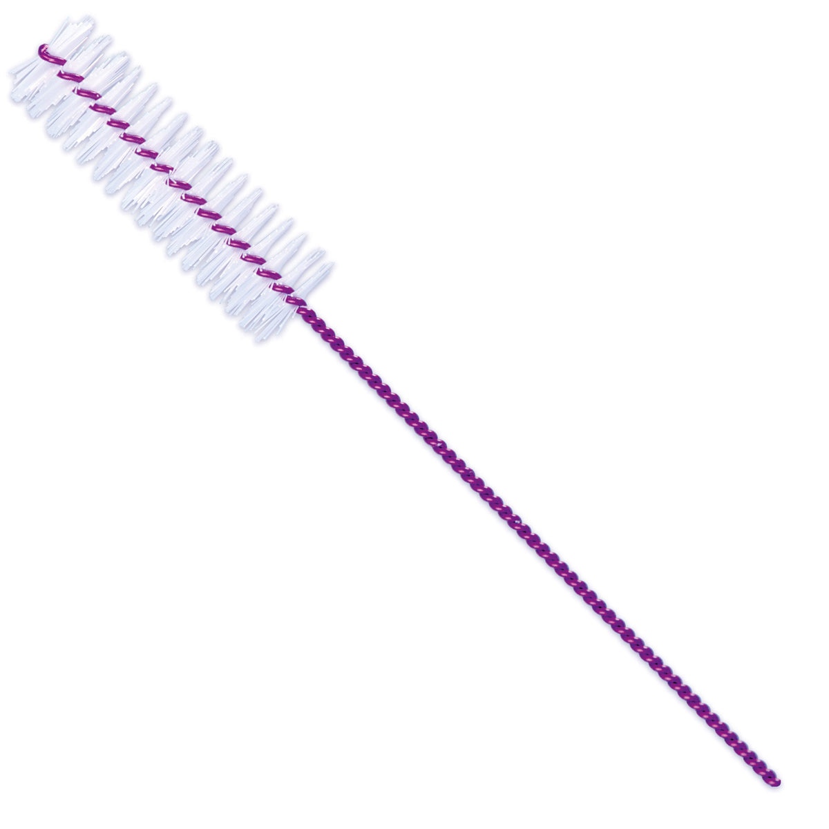 Lactona rager L 8mm violet met paarse steel en witte ragerborstel