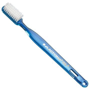 Lactona tandenborstel M39 Soft blauw doorzichtig handvat met witte haren
