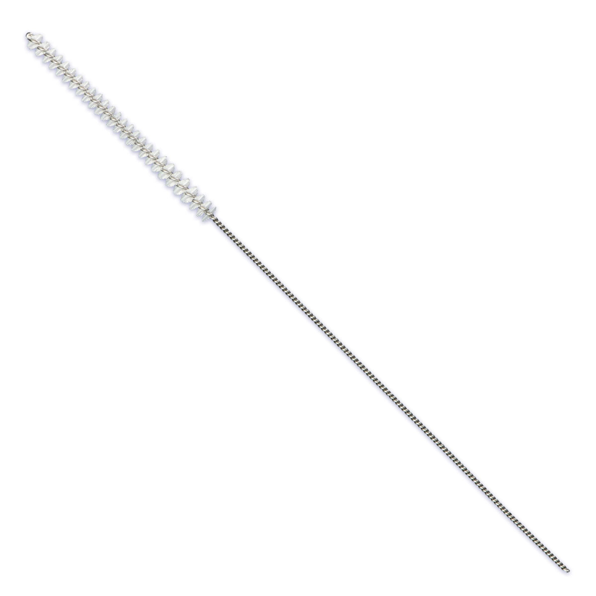 Lactona ragers XXXS 2mm zilver detailopname van rager met dun metalen steeltje