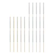 Lactona ragers XXS-Long 2,5mm geel, rij losse ragers met witte borstelkop