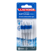 Lactona Easydent ragers C 6,0/11,0 mm verpakking met 8 stuks antibacterieel