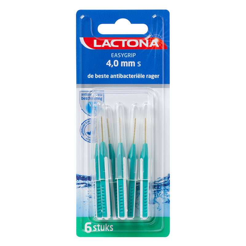 Lactona Easygrip ragers S 4,0 mm verpakking met 6 stuks