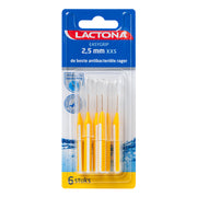 Lactona Easygrip ragers XX-Small 2,5 mm verpakking met 6 gele ragers