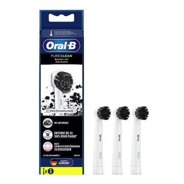 Oral-B Pure Clean EB20CH-3 opzetborstels met verpakking en drie losse borstels
