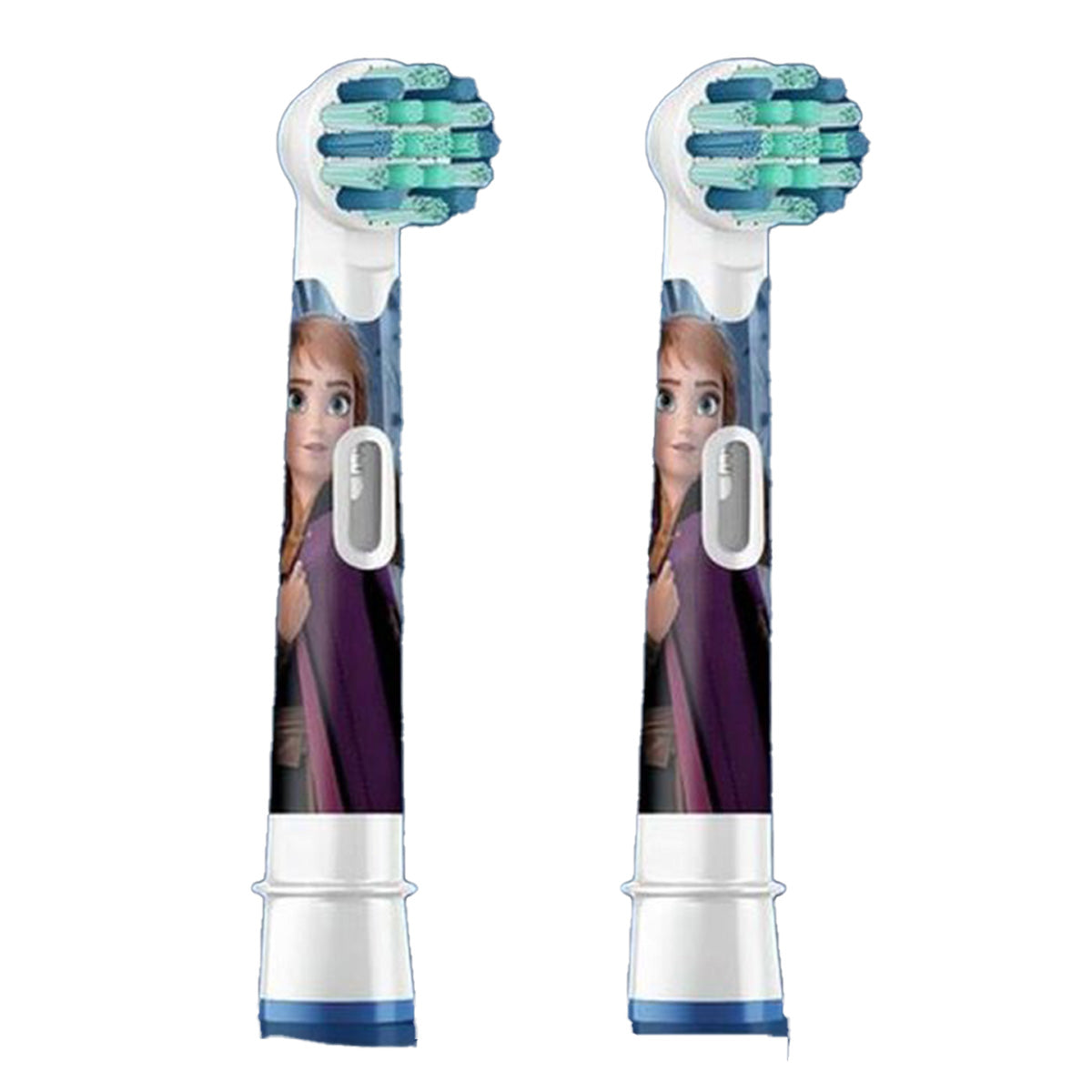 Oral-B Kids Frozen X-Soft opzetborstels twee stuks met Anna afbeelding
