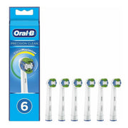 Oral-B Precision Clean Maximiser opzetborstels verpakking en zes losse borstelkoppen