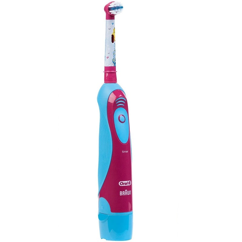 Oral-B Stages Power Kids Princess elektrische tandenborstel in roze en blauw
