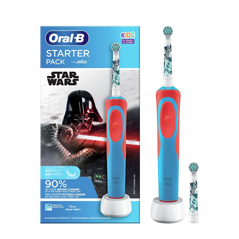 Oral-B Kids Star Wars Extra Soft elektrische tandenborstel met verpakking en oplader