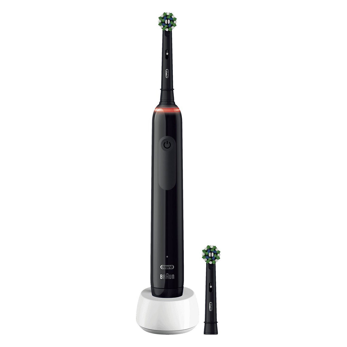 Oral-B PRO 3 3000 CrossAction Black Edition met oplaadstandaard en extra opzetborstel