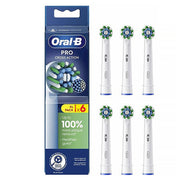 Oral-B PRO Cross Action opzetborstels, verpakking en zes losse opzetborstels