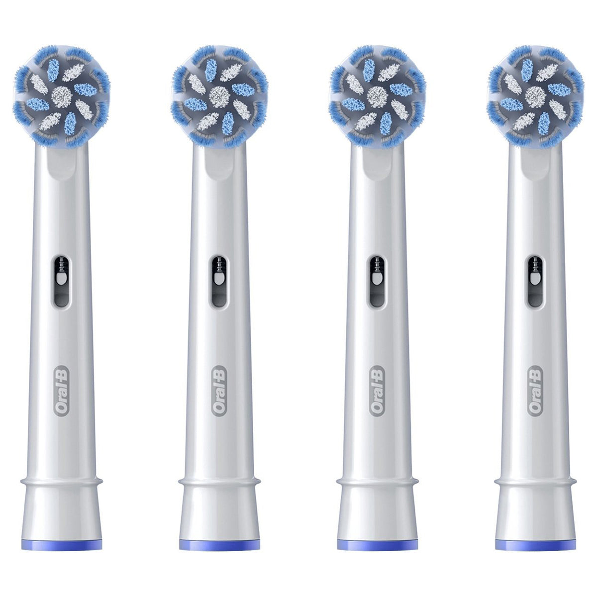 Oral-B PRO Sensitive Clean opzetborstels, vier stuks los naast elkaar