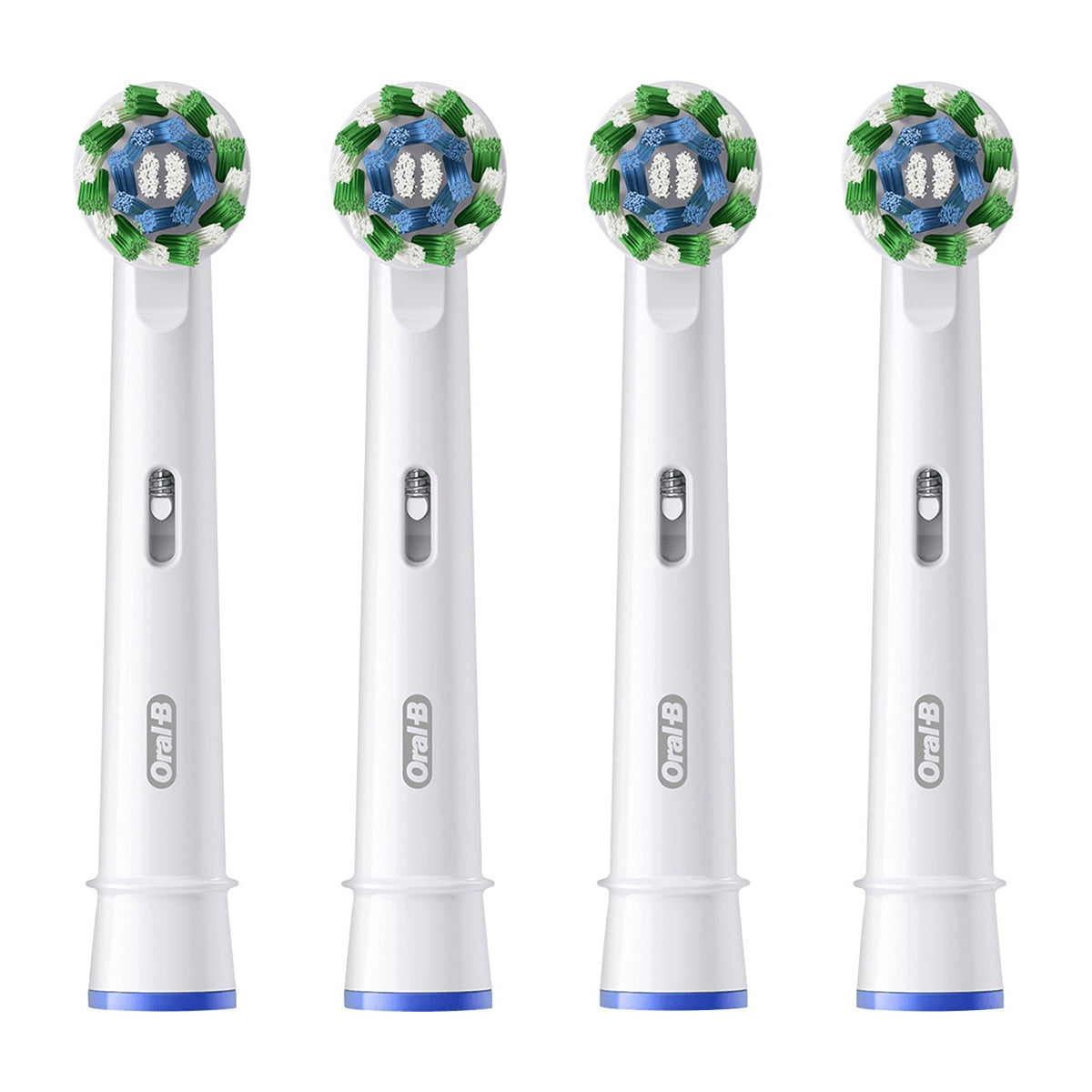 Oral-B PRO Cross Action Wit opzetborstels, set van vier los weergegeven