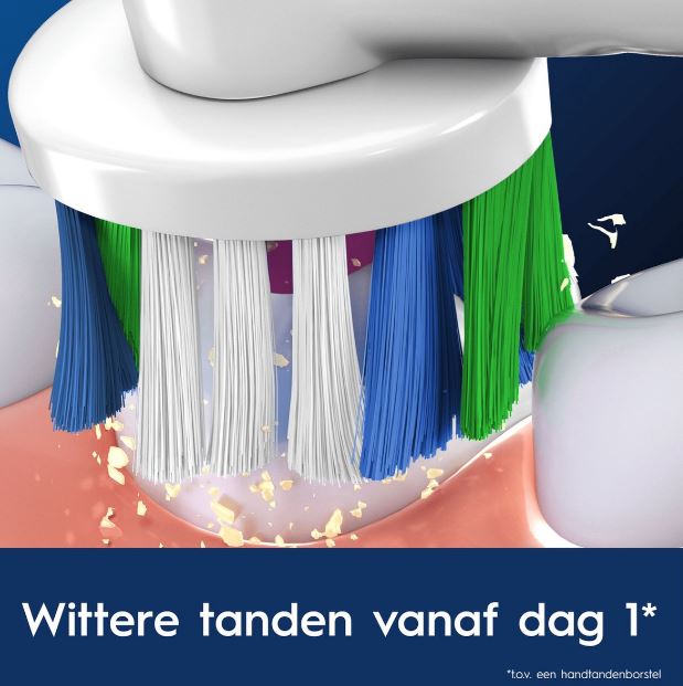 Oral-B 3D White PRO opzetborstel poetst tanden wit vanaf dag 1