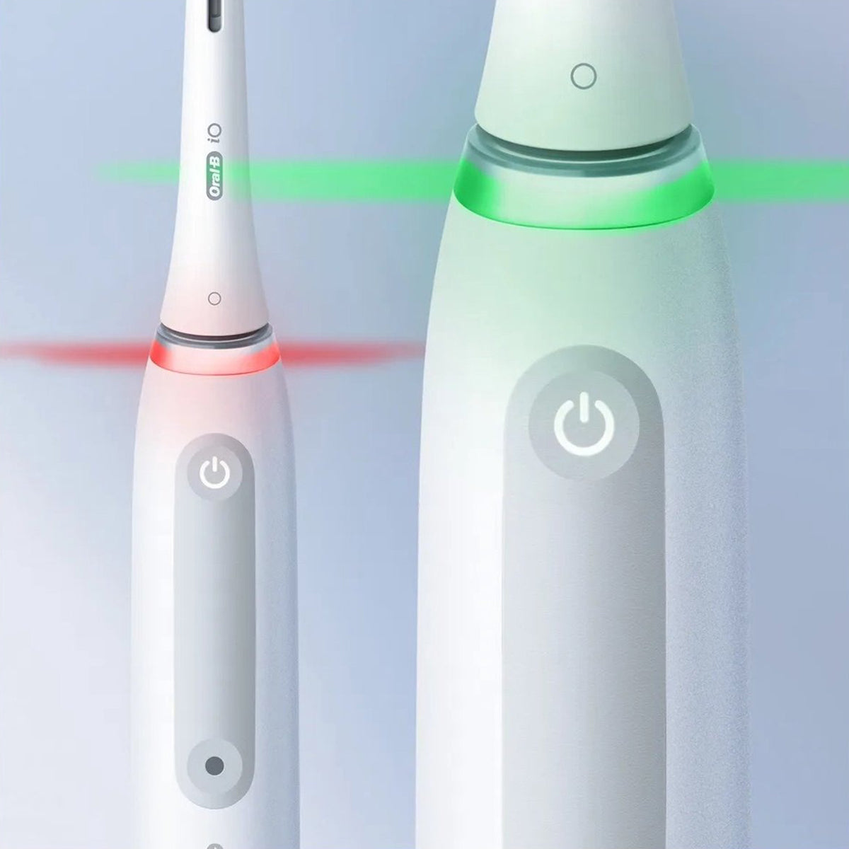 Oral-B iO Laboratoire 5 handvatten met rode en groene druklichtindicator