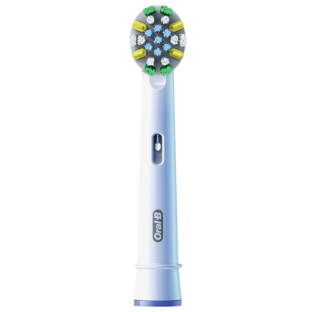 Oral-B PRO Floss Action opzetborstel close-up van ronde borstelkop met haartjes