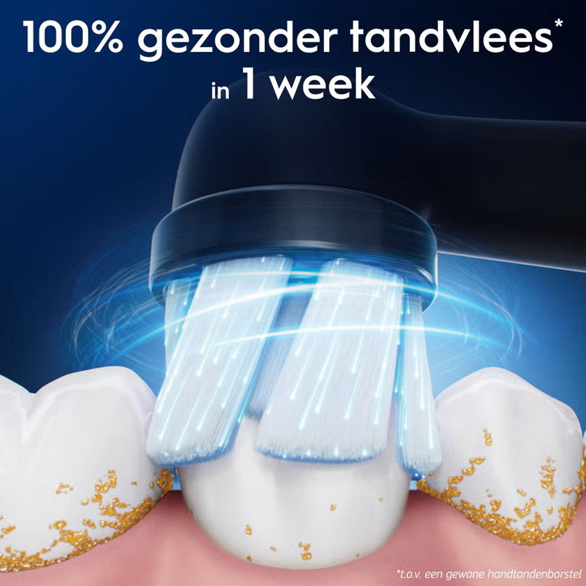 Oral-B iO Gentle Care opzetborstel reinigt tandvlees, 100% gezonder in 1 week