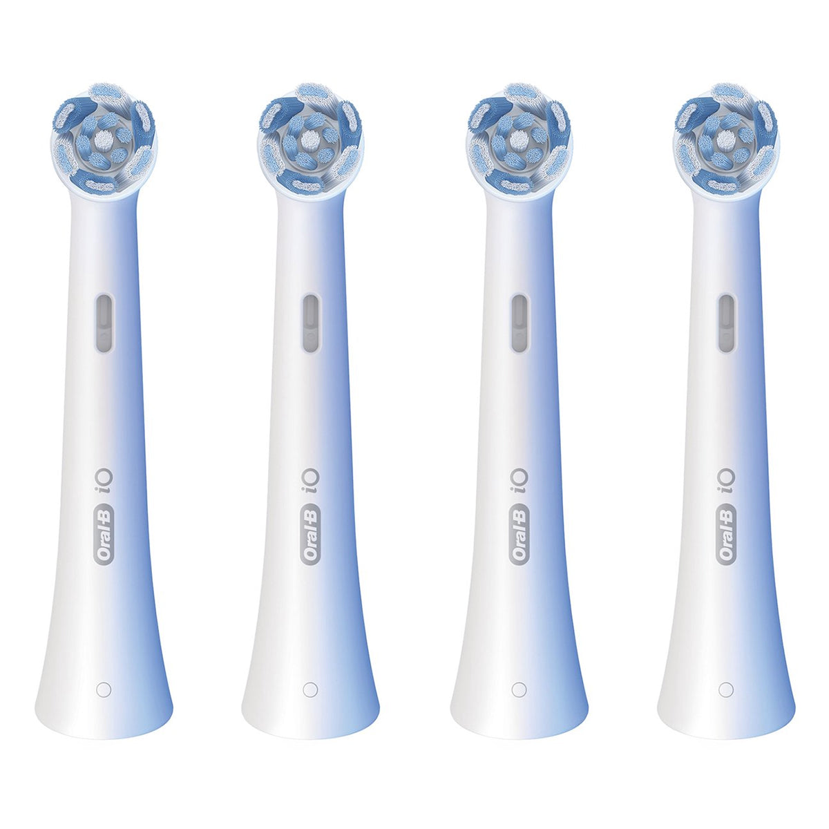 Oral-B iO Ultimate Clean opzetborstels, set van vier witte opzetstukken