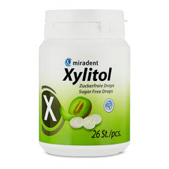 Miradent Xylitol Drops suikervrij meloen