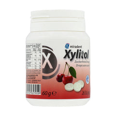 Miradent Xylitol Drops suikervrij kersen