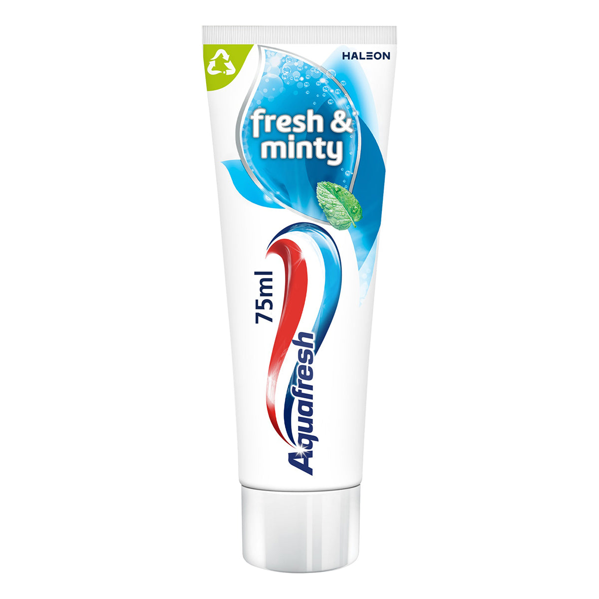 Aquafresh Freshmint tandpasta tube 75ml met fresh & minty opdruk