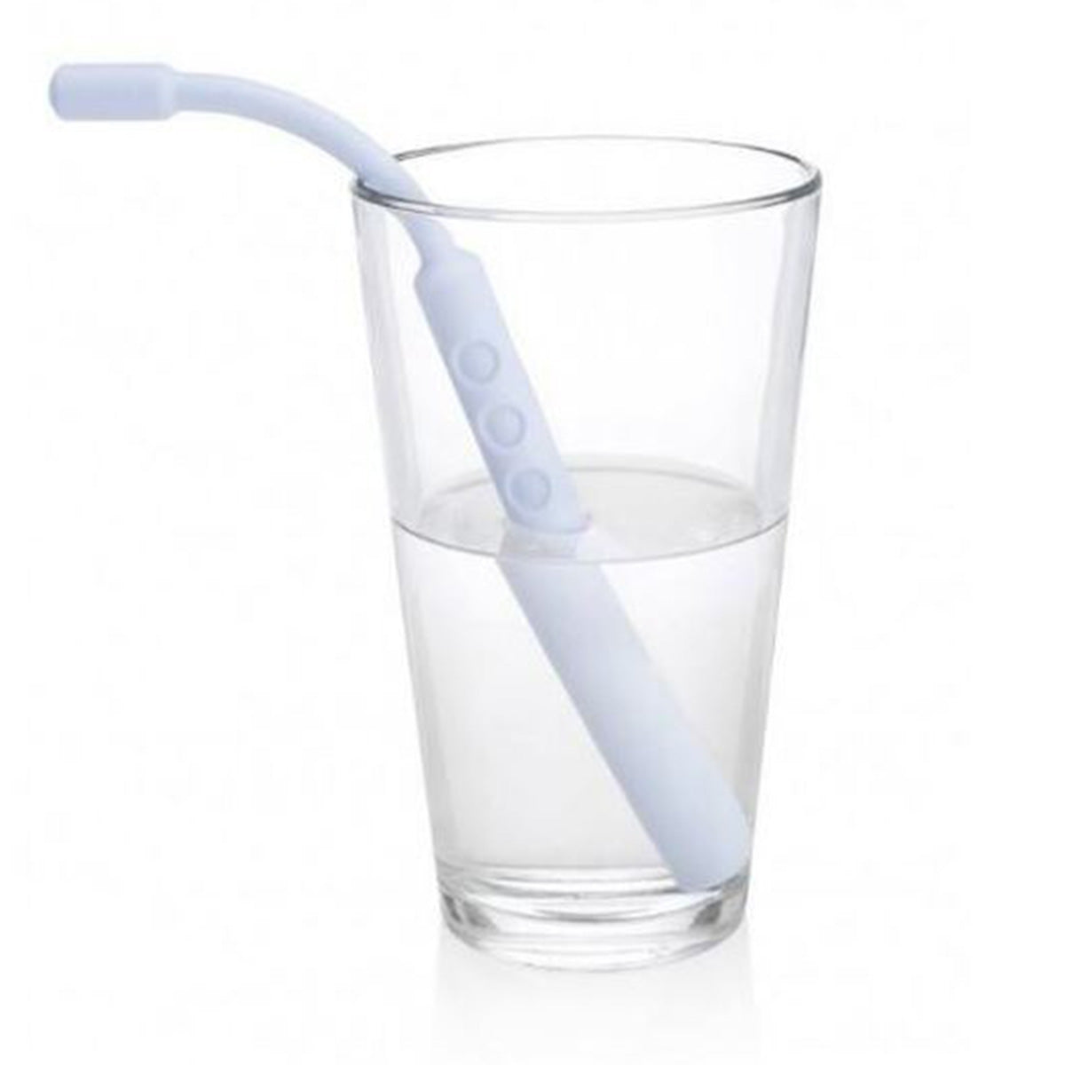 SleepPro Dream Sipper anti-snurk-training lichtblauw hulpmiddel in glas water