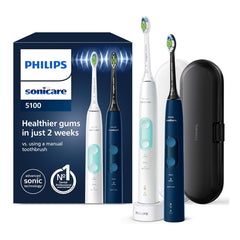 Sonicare 5100 Protective Clean HX6851/34 wit+blauw