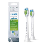 Sonicare W2 Optimal White opzetborstels wit met verpakking, twee stuks