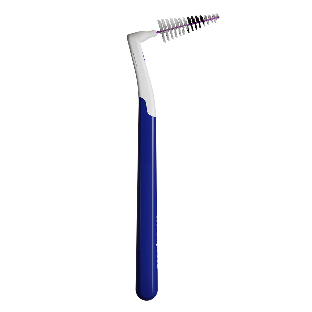 Interprox Plus PHD Super Conical ragerkop met blauw handvat close-up