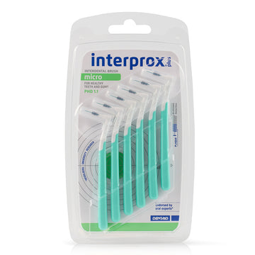Interprox Plus Micro PHD 1,1 interdentale ragers groen in blisterverpakking