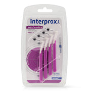 Interprox Plus Maxi Conical PHD 2,3 blisterverpakking met vier paarse ragers